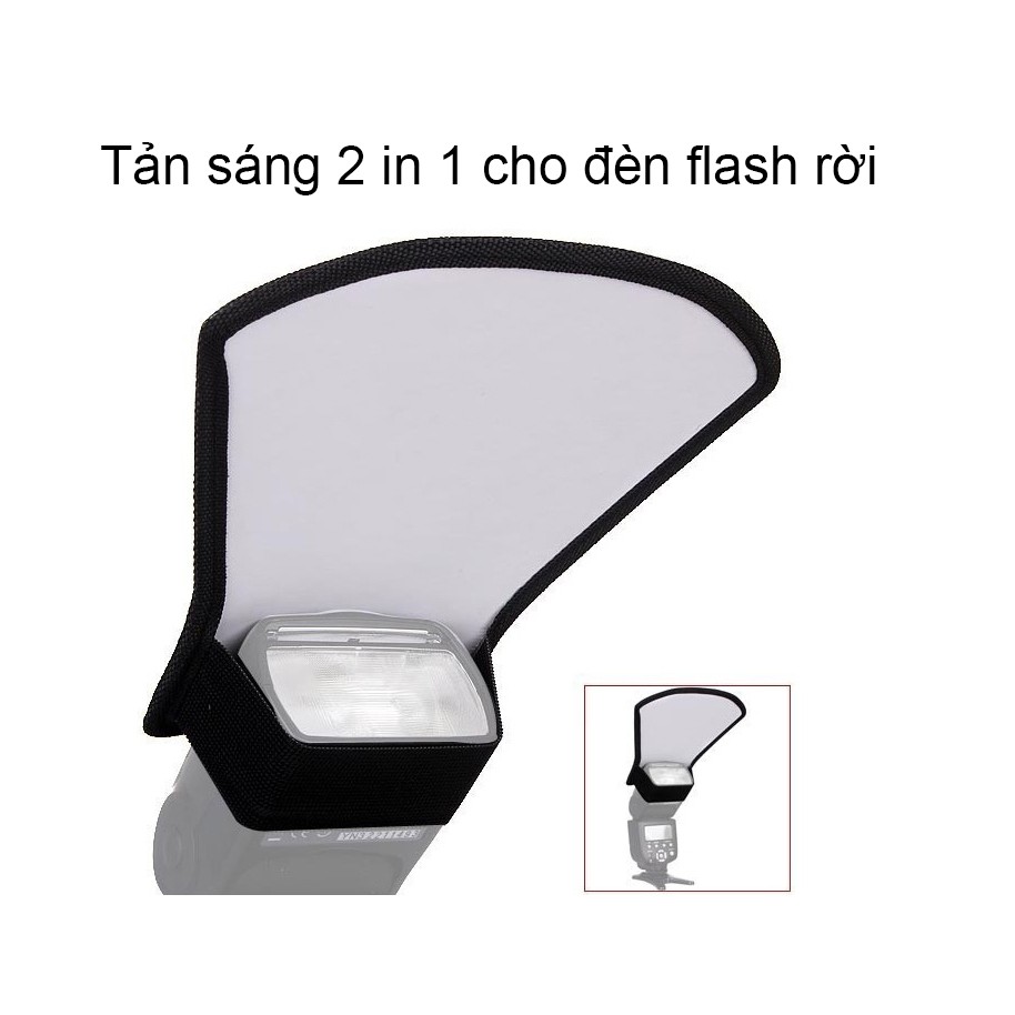 Tản sáng 2in1 cho đèn Flash rời