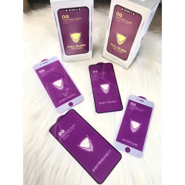 Kính cường lực OG tím ip14 /ip14 pro/ ip14  plus/ ip14 pro max