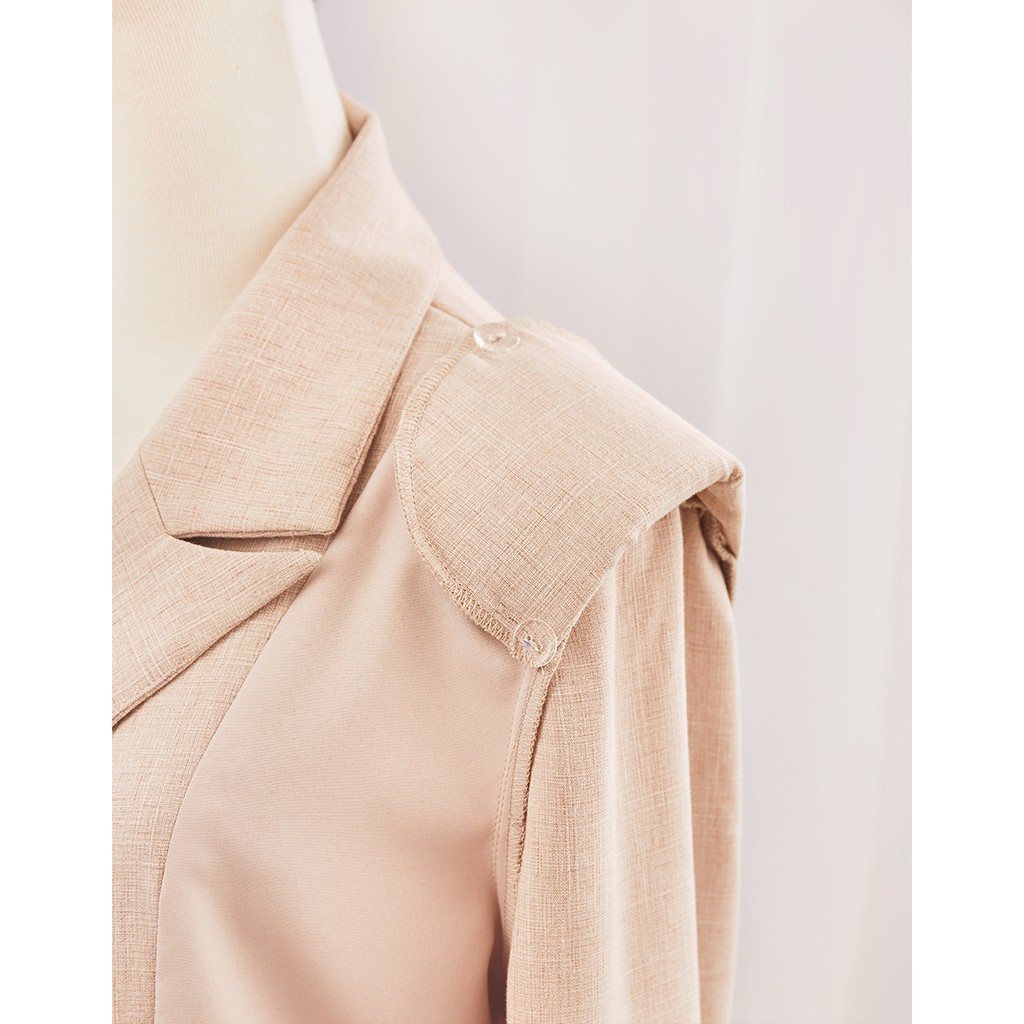 [Mã FAMALLT5 giảm 15% đơn 150k] Áo khoác blazer thanh lịch có đệm vai nữ Air Space 2111826003 | BigBuy360 - bigbuy360.vn