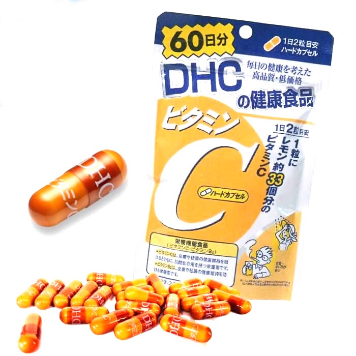 Viên uống Vitamin C DHC 60 ngày Nhật Bản Denostore, bổ sung Vitamin C  tăng sức đề kháng