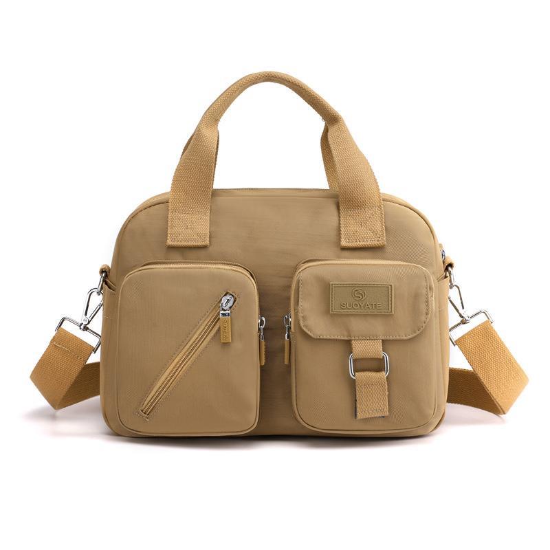 Túi Xách Canvas Nylon Cỡ Lớn Thiết Kế Đơn Giản Cho Nữ