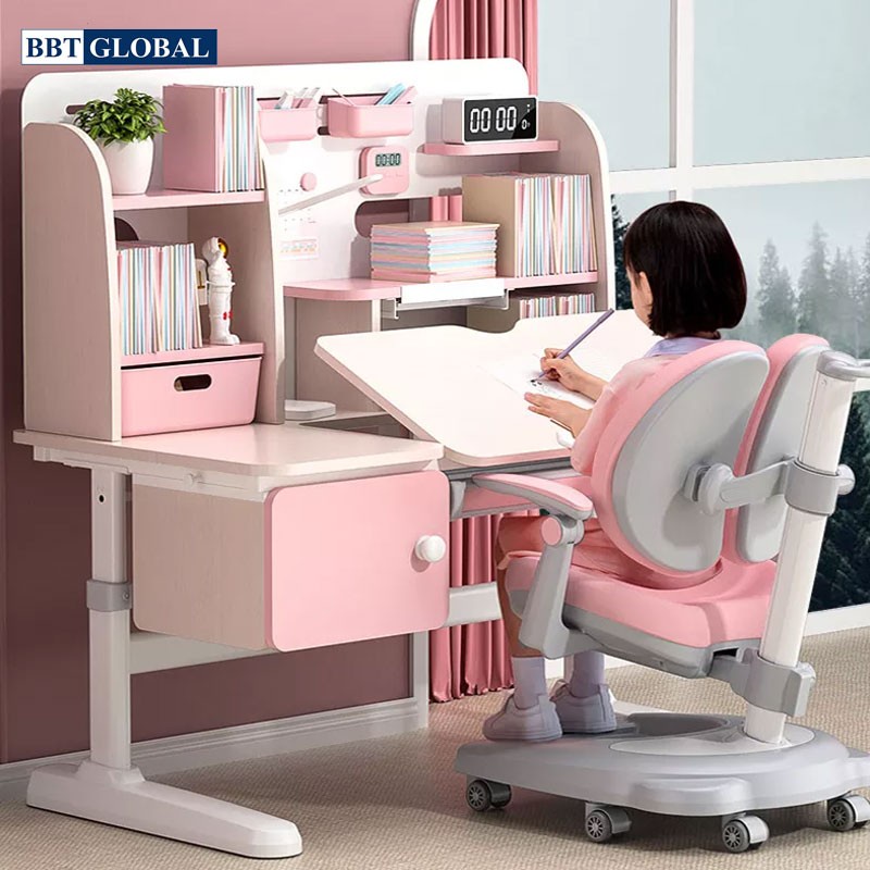 Bàn học thông minh chống gù chống cận BBT GLOBAL dài 120cm BB203-120