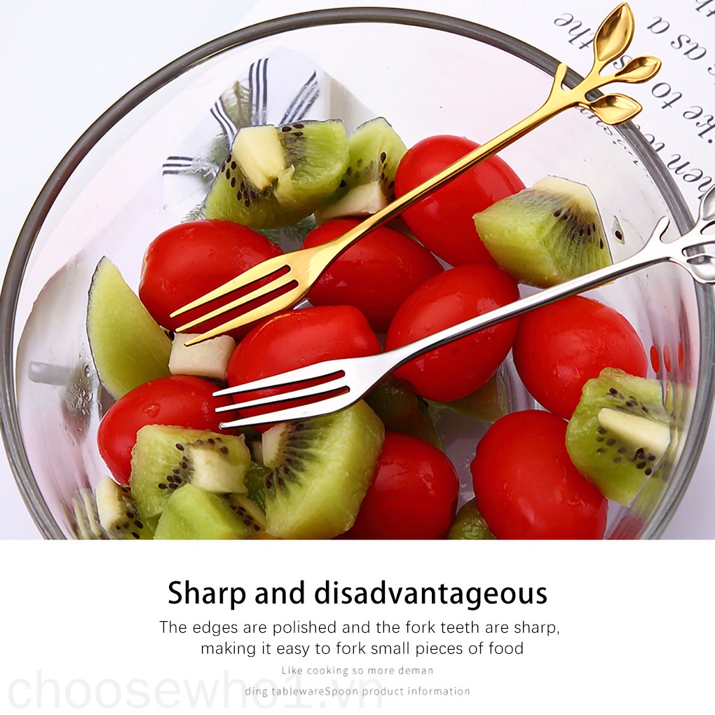 Nĩa ăn tráng miệng bằng thép không gỉ tiện dụng cho nhà hàng