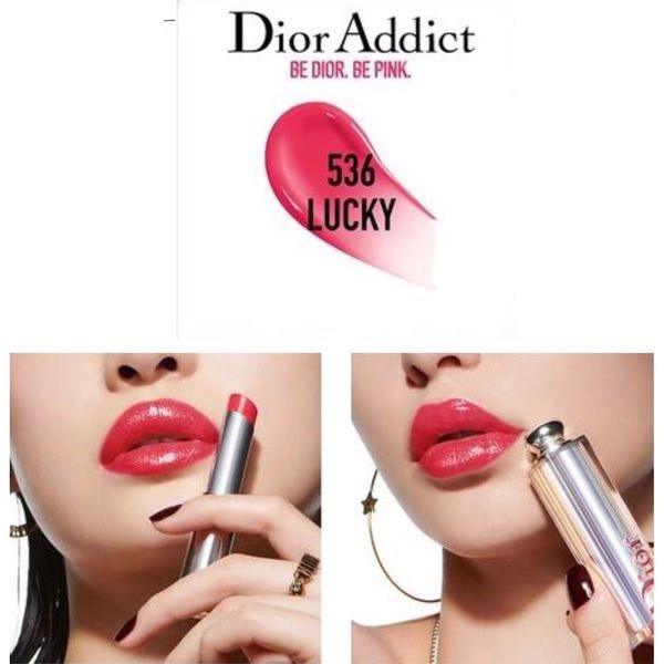 Son dưỡng có màu Dior Addict Stellar Shine 536 - hồng baby