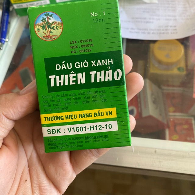 Dầu gió xanh Thiên Thảo 12ml