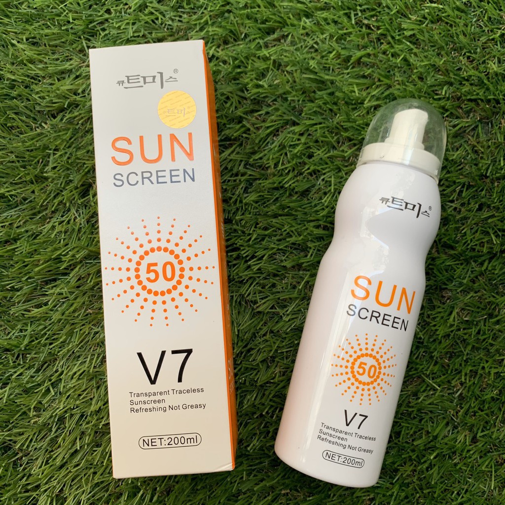 Xịt Chống Nắng Hàn Quốc Sun Screen V7