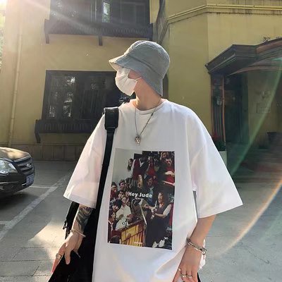 Áo Thun Tay Ngắn Dáng Rộng In Chữ Phong Cách Hip Hop Thời Trang Mùa Hè Cho Nam Giới Có size M-5XL