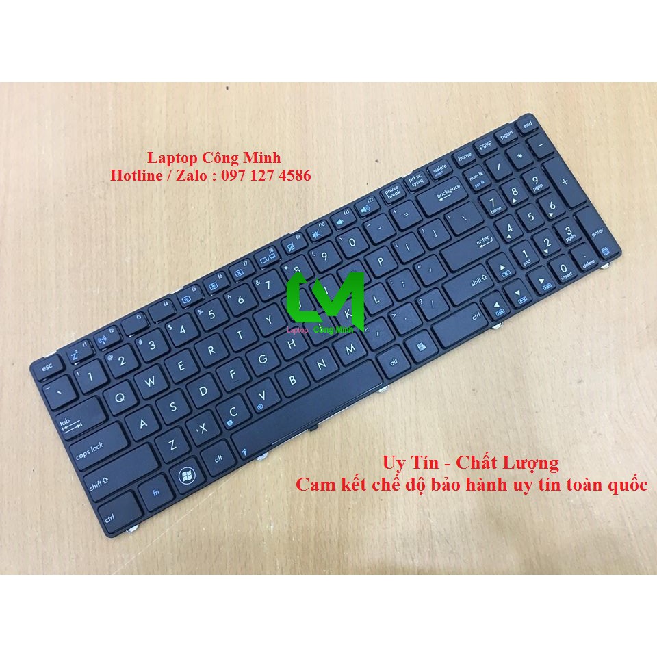 BÀN PHÍM LAPTOP ASUS K52 K52F K52J K53S K53E X53E X53SC A53E K72JK X55A X55C X55U X55VD X55 X55X - Bảo Hành 12 Tháng