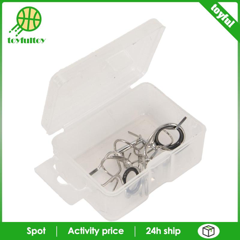 Set 11 Phụ Kiện Vòng Gắn Cần Câu Cá 4-6WT DIY