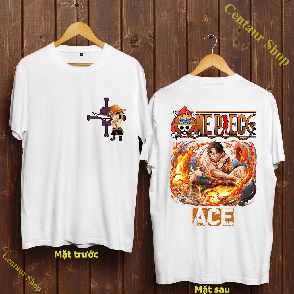 ❣️ Áo Portgas D. Ace - Áo One Piece - Ace T-Shirt - Marines T-Shirt cực chất - PDA-012