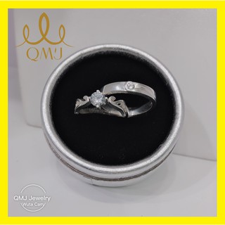 Nhẫn đôi bạc 925 Cánh tiên thiết kế đối lập, đơn giản mà sang trọng, bạc 925 cao cấp, nhẫn nữ thời trang đẹp