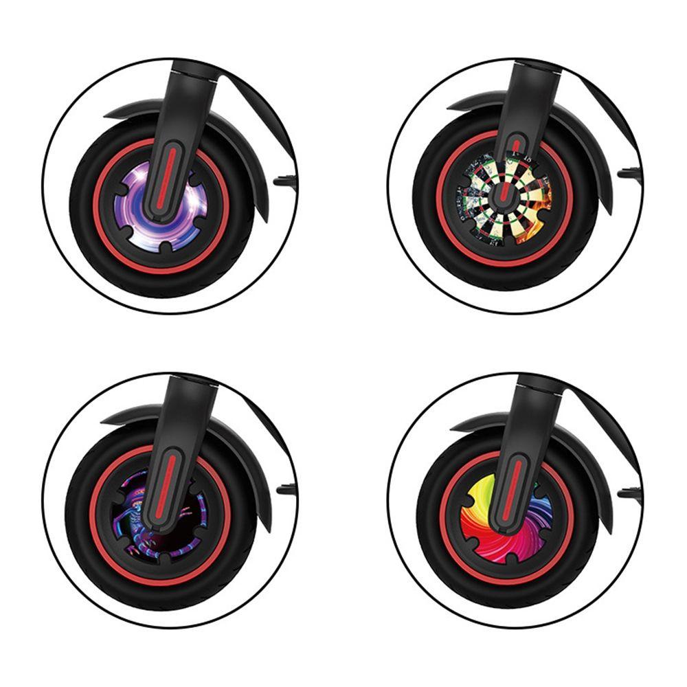 Bộ 2 Miếng Dán Bánh Xe Trước Bằng PVC Chống Thấm Nước Cho Xiaomi M365 / 1s / pro2