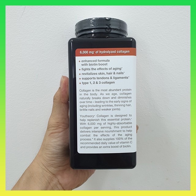 Viên uống đẹp da COLLAGEN YOUTHEORY 390 Viên - Mỹ