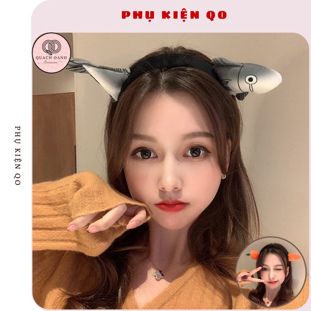 Bờm con cá đáng yêu, Cài tóc cà rốt cute - BOM03