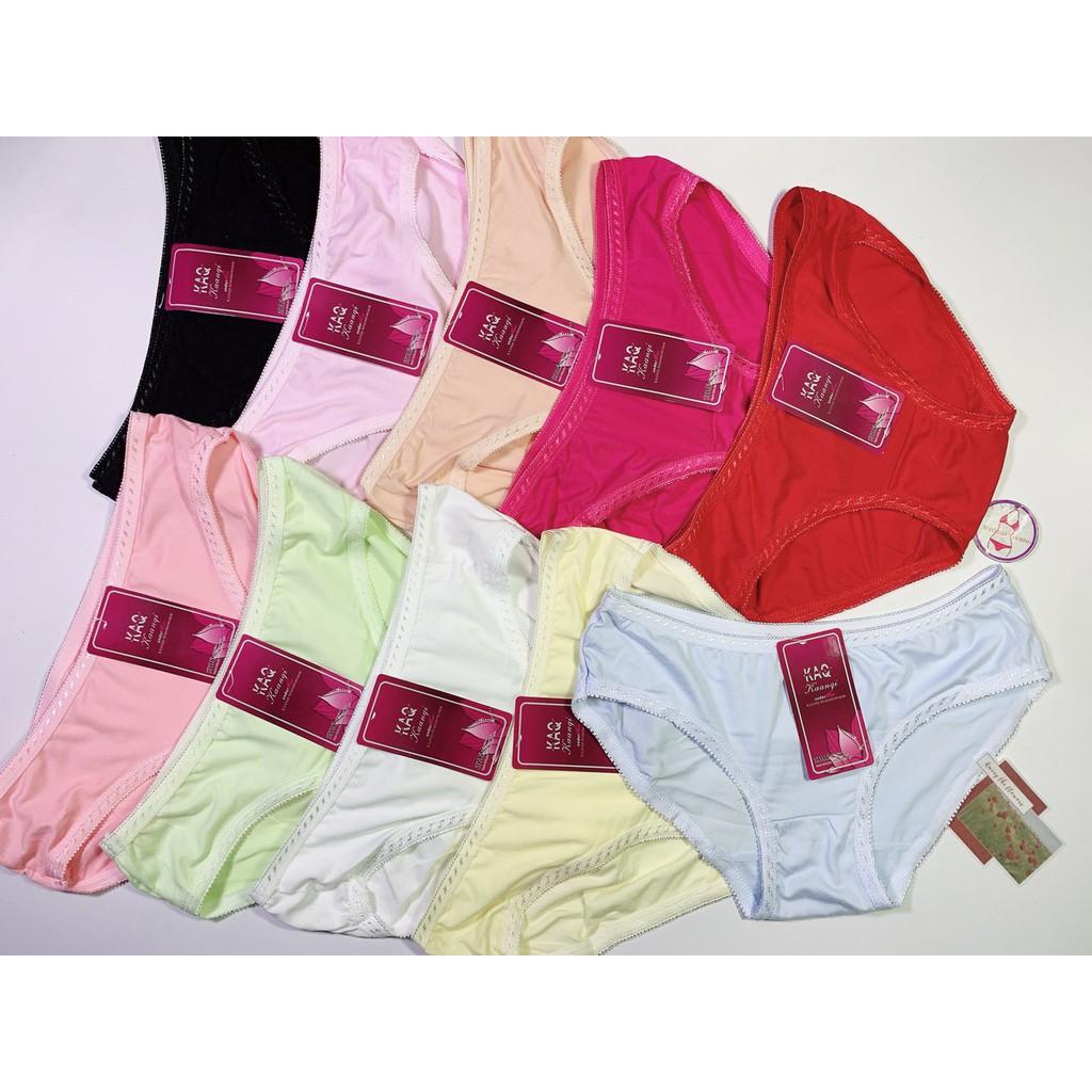 Quần lót cotton 68019 lưng vừa thoáng mát size&lt;53kg