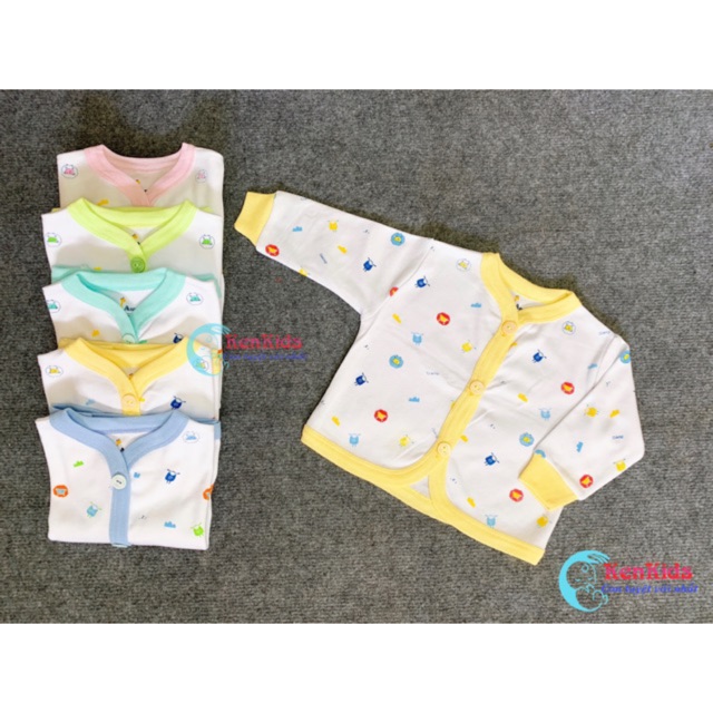 (3-16kg) 1 Áo khoác giữ ấm cotton tay dài họa tiết cho bé