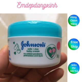 Kem nẻ Johnson Baby chống khô nẻ mùa đông cho bé 50g