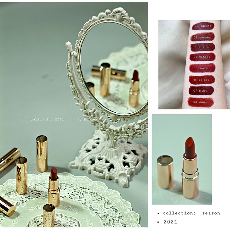 Son thỏi lì Haniez 1+1 ib màu