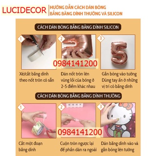 Set Trang Trí Sinh Nhật Người Thương ( Kèm Phụ Kiện)