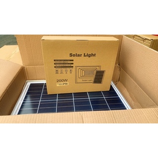 Bộ đèn pha năng lượng mặt trời 60w - 100w - 200w - 300w siêu sáng siêu tiết kiệm