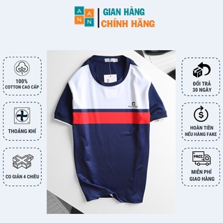 Áo thun Pack sọc tròn M3,Thun cá sấu Poly
