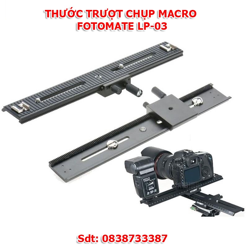 Thước trượt chụp MACRO FOTOMATE LP-03 và LP-01