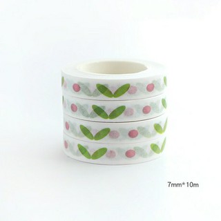 Washi tape mầm cây 7mmx10m