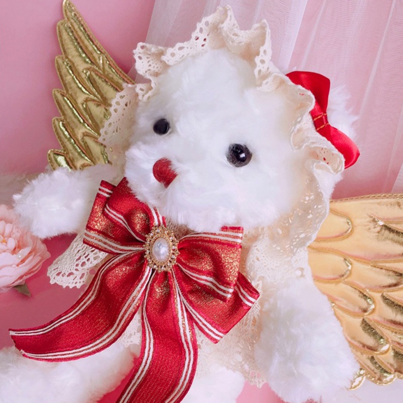 Túi Đeo Chéo Vai Hình Gấu Bông Với Đôi Cánh Thiên Thần Dành Cho Nữ