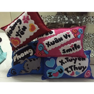 Combo gối handmade cho khách