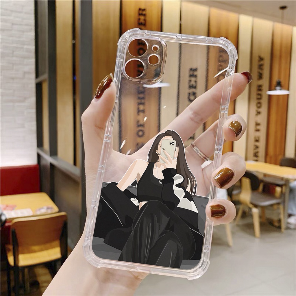 Ốp lưng iphone cặp đôi Hẹn Hò dẻo trong suốt case 15 pro max 15plus 14 13 12 promax 11 mini 6 6s 7 8 plus x xr xs Se