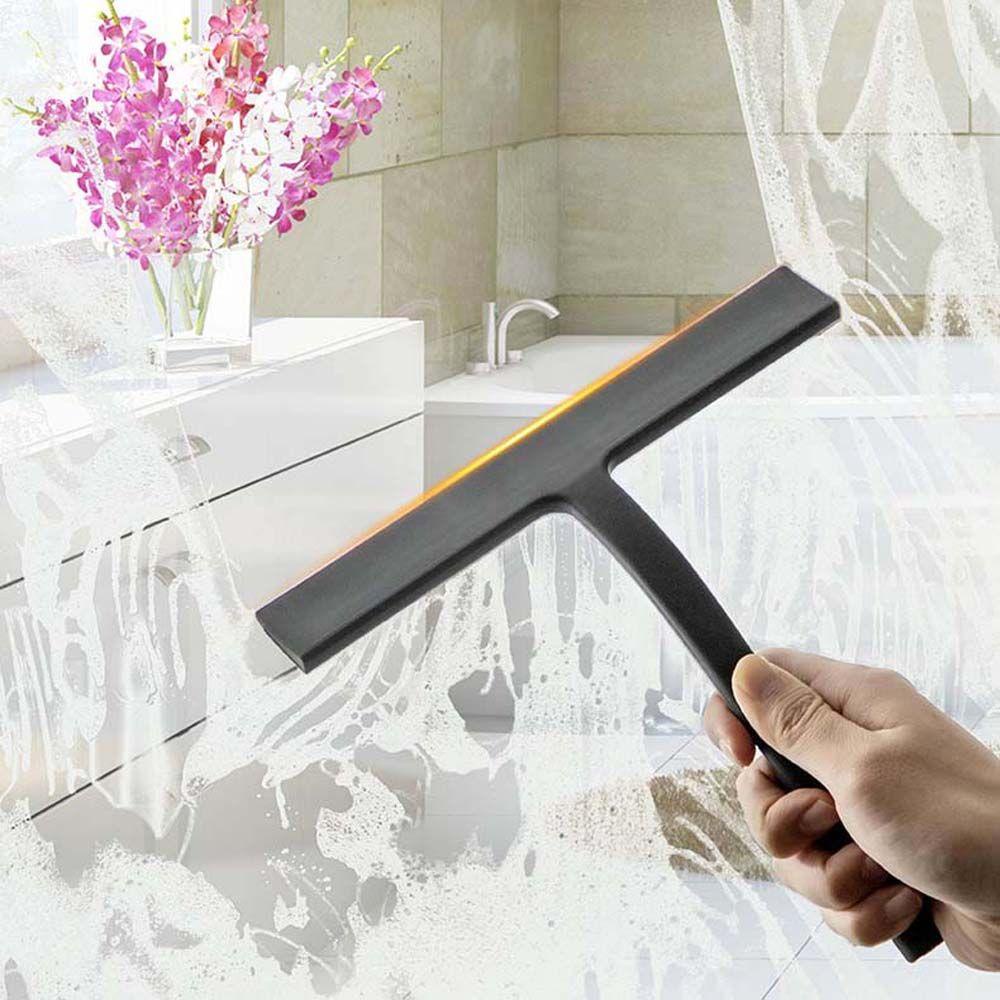Dụng Cụ Lau Cửa Kính Bằng Silicon Chống Trượt Kèm Móc Tiện Dụng Cho Nhà Tắm / Cửa Sổ
