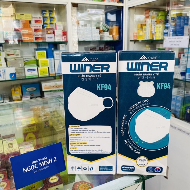 ✅ [Chính Hãng] KF94 TH Care Khẩu trang y tế Winner 4D ( hộp 10 cái )