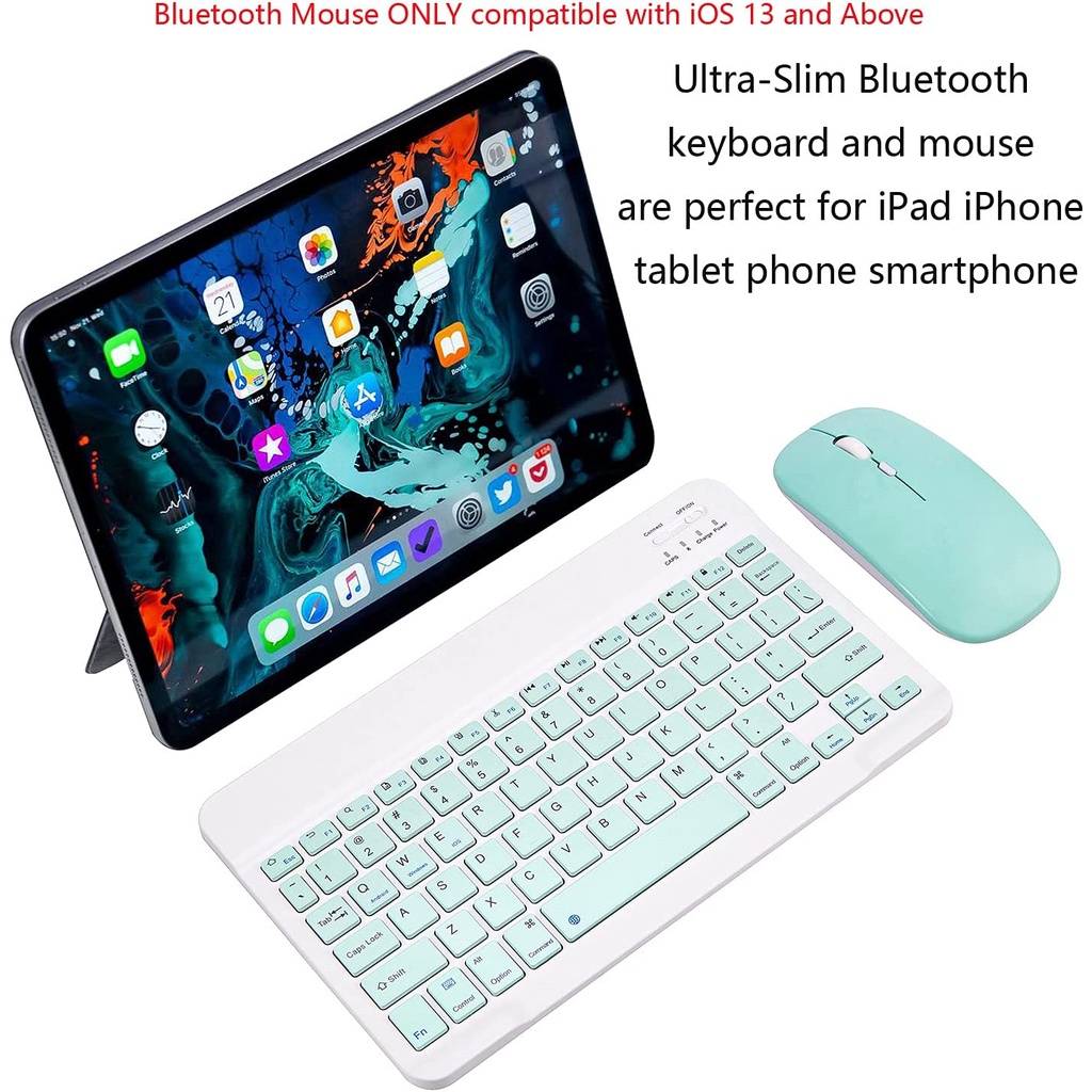 Bộ Bàn Phím Và Chuột bluetooth Không Dây 2.4Ghz Cho iPad / ios / android / Huawei / tablet / desktop / smartphone / bluetooth