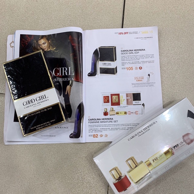 Set nước hoa Carolina Herrera mini | BigBuy360 - bigbuy360.vn