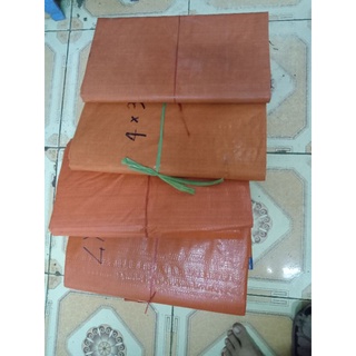 Bạt xanh cam 2 lớp