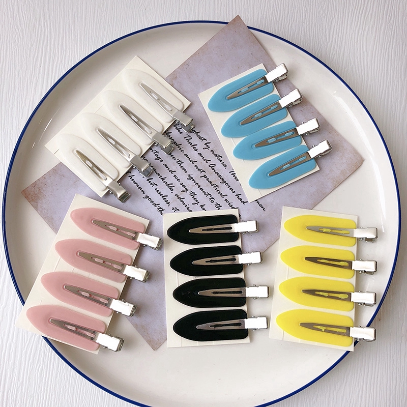 Set 4 Kẹp Tóc Trong Suốt Tiện Dụng Cho Nữ