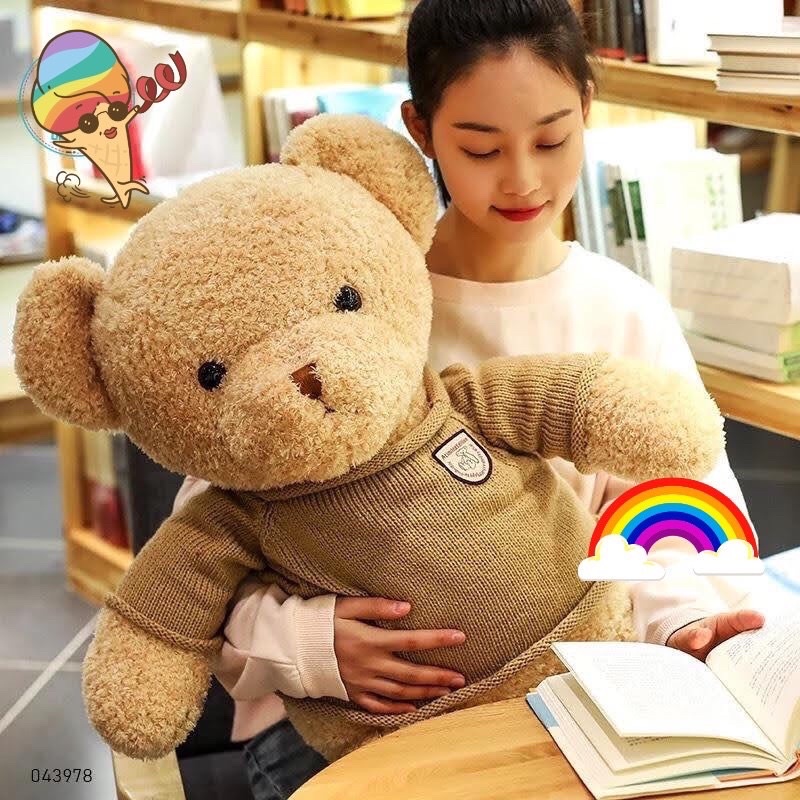Gấu bông teddy mặc áo len  các cỡ