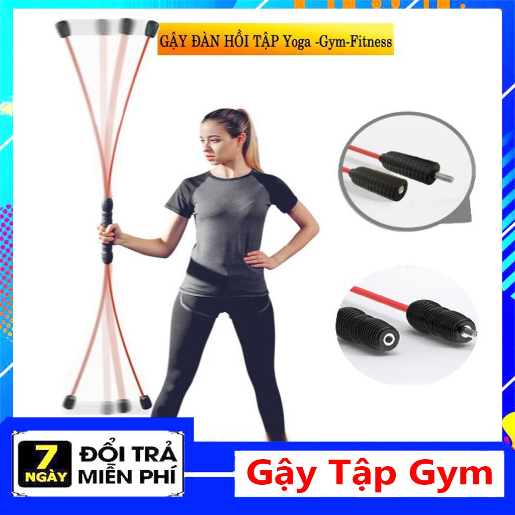 Gậy Rung Tập Gym - Thanh Rung FLEX BAR Đàn Hồi Tập Gym Đa Năng Làm Gọn Cơ Thể Săn Chắc Các Cơ Tại Nhà Siêu Bền