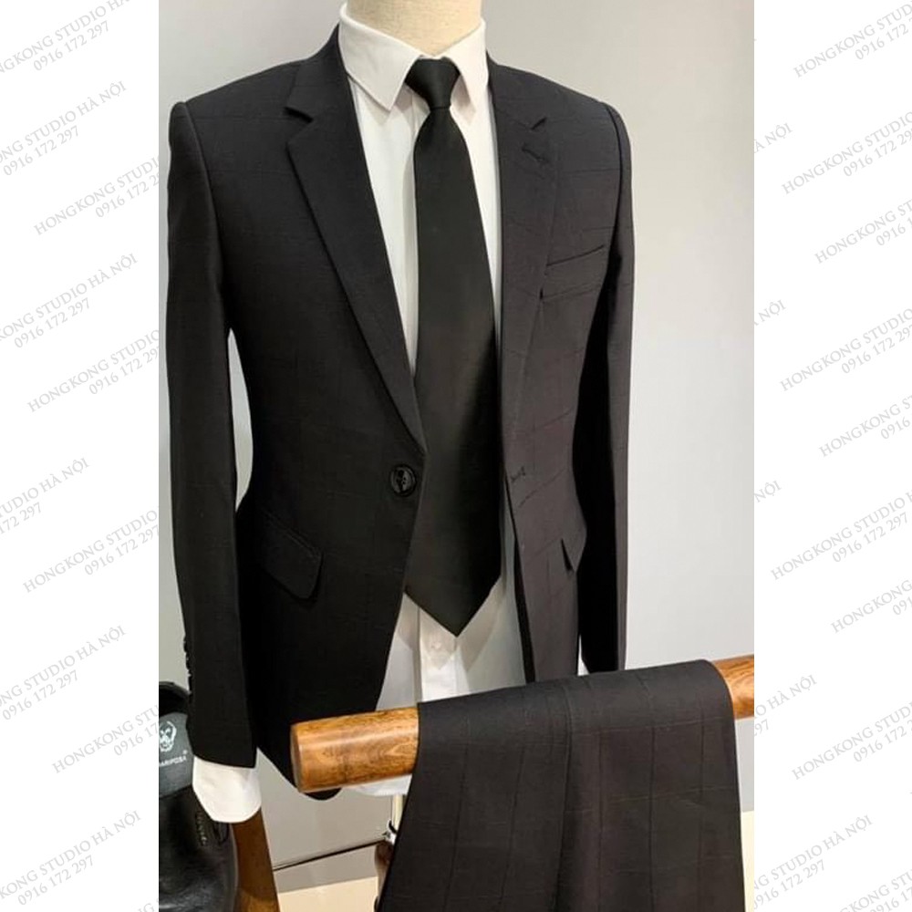 Bộ vest nam body kiểu Hàn Quốc đơn giản, uy tín chất lượng áo 2 lớp