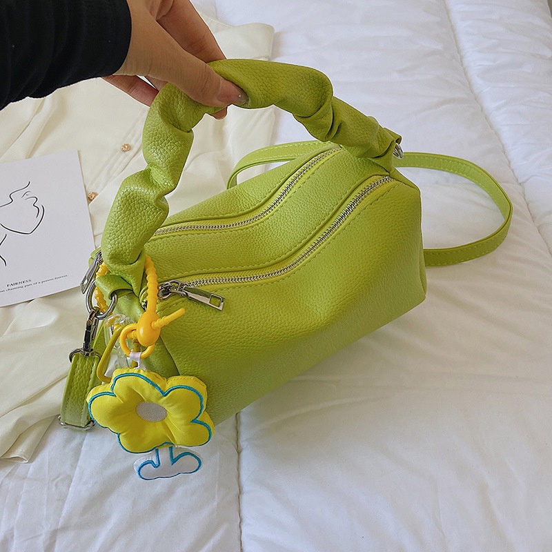 Túi Xách JASMIN NOIR Da PU Hình Gối In Hoa Nhài Thời Trang Cho Nữ