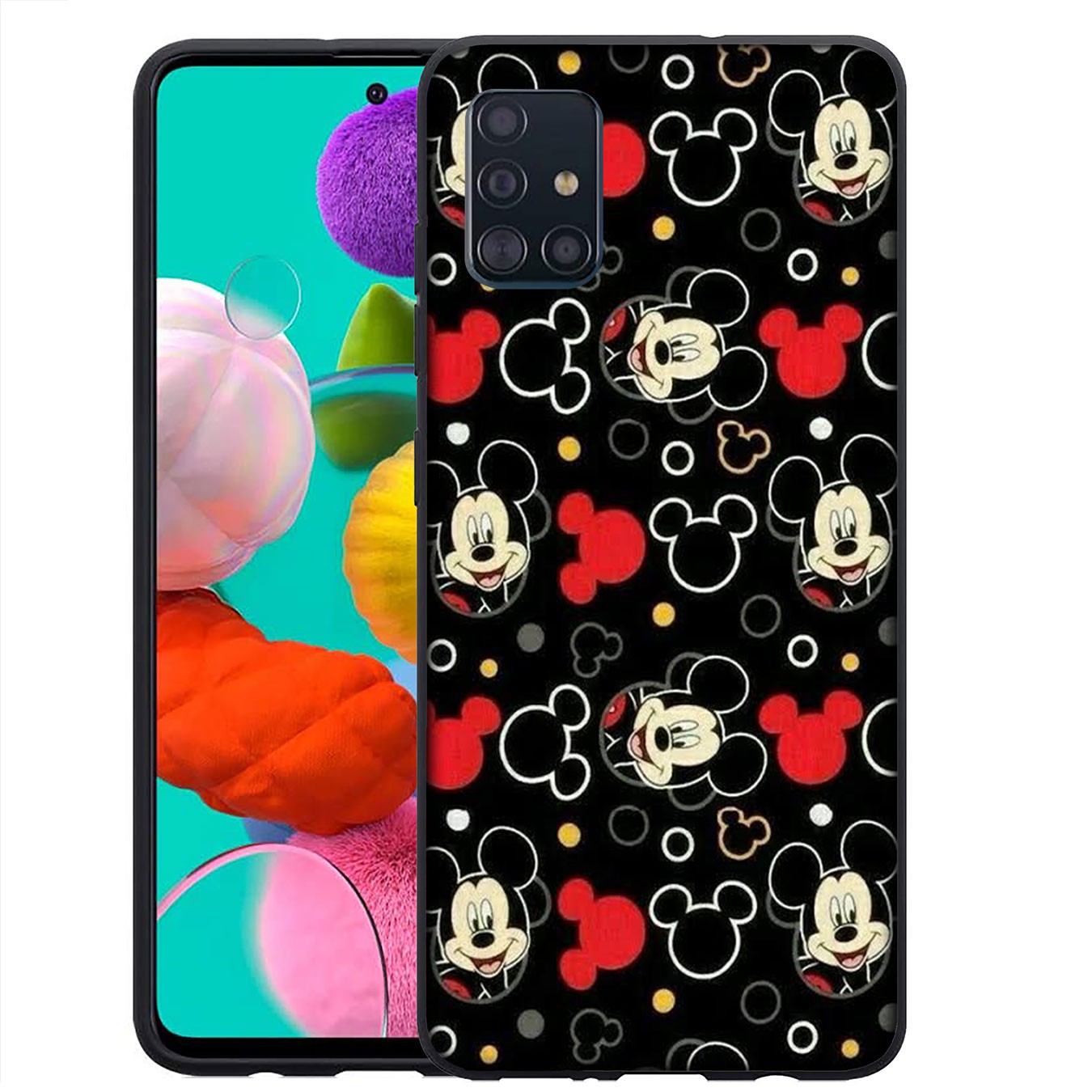 Samsung Galaxy A02S J2 J4 J5 J6 Plus J7 Prime A02 M02 j6+ A42 + Casing Soft Silicone cute Mickey Mouse Cartoon Phone Case