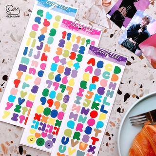 Sticker bảng nhỡ Confteel làm Bullet Journal