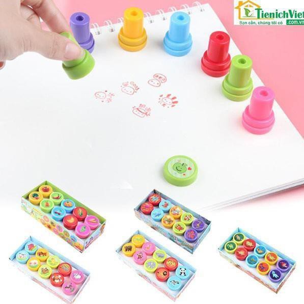 BỘ 10 CON DẤU IN HÌNH CHO BÉ