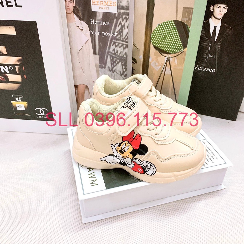 Giày thể thao siêu nhẹ Mickey siêu hót cho bé gái {Hàng Mới Về}