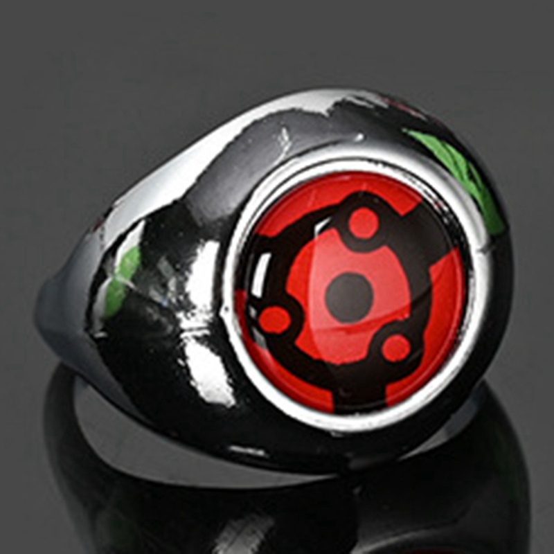 Nhẫn mặt kính vạn hoa hóa trang nhân vật Uchiha Itachi Trong Naruto độc lạ