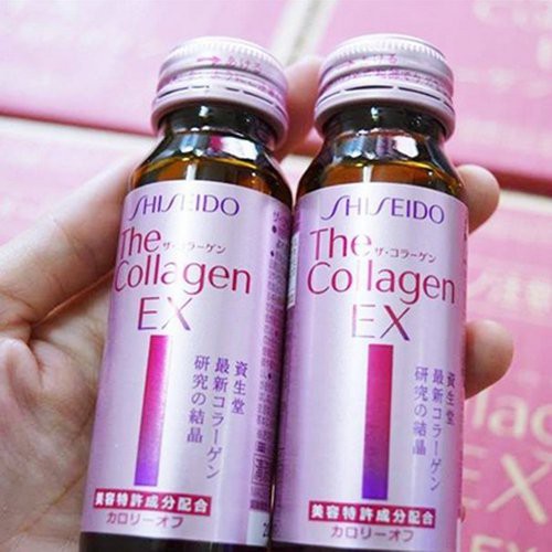 Collagen Shiseido EX dạng nước uống - hộp 10 lọ 50ml Nội Địa Nhật Bản