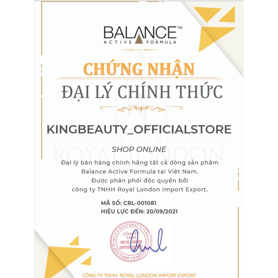 Serum Dưỡng Sáng Da, Mờ Thâm Balance Active Formula Vitamin C Brightening Serum 30ml