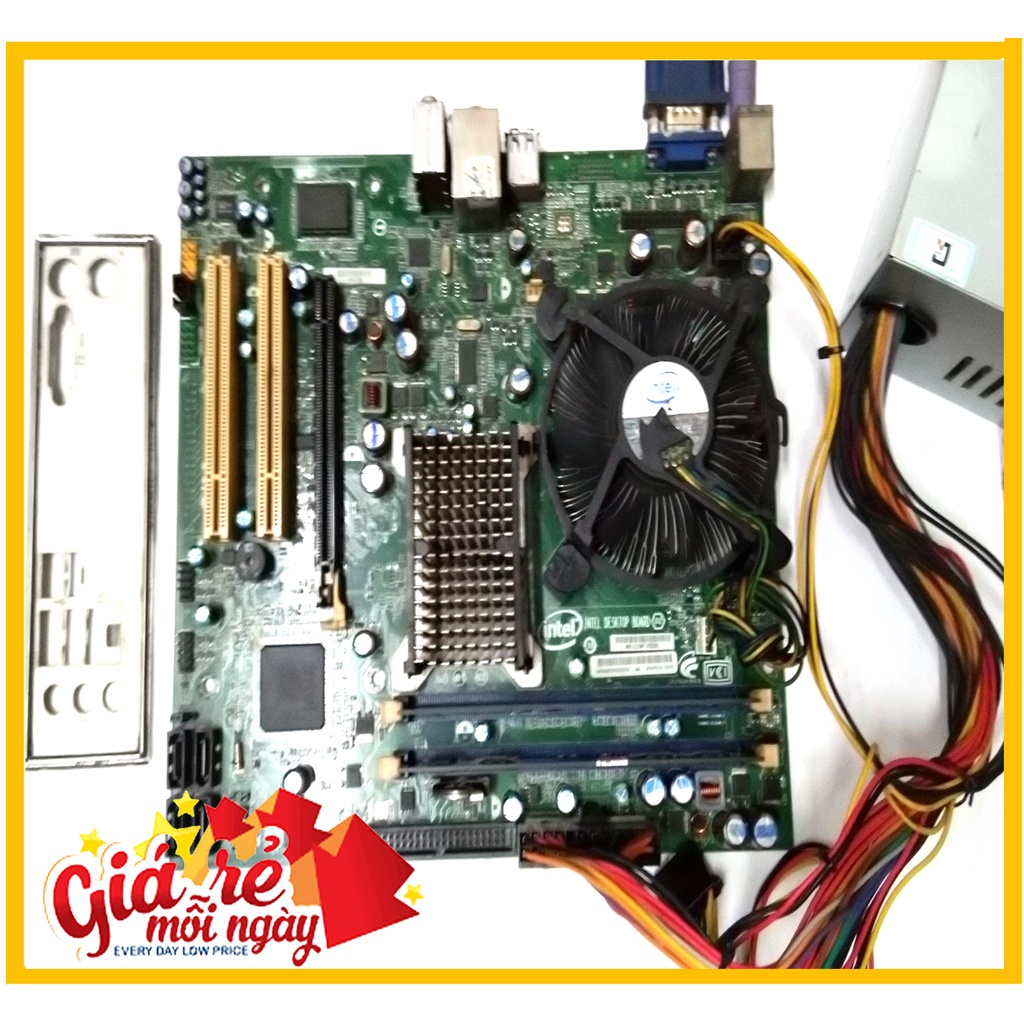 Combo Main G31 G41+ Chip Q8400, Q6600, E8400 +RAM 4GB socket 775 + Quạt +FE + keo gói tản nhiệt CPU