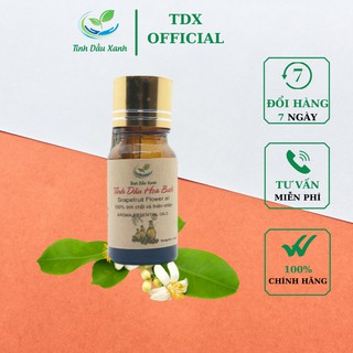 Tinh Dầu Hoa Bưởi nhẹ nhàng,thư giãn,thanh lọc không khí Nguyên Chất Tinh Dầu Xanh 10ml
