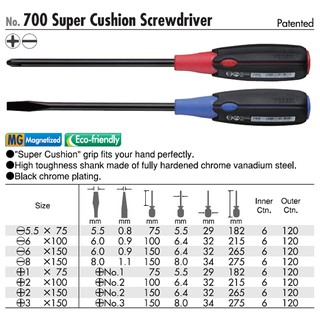 Tô vít siêu đệm Vessel No.700